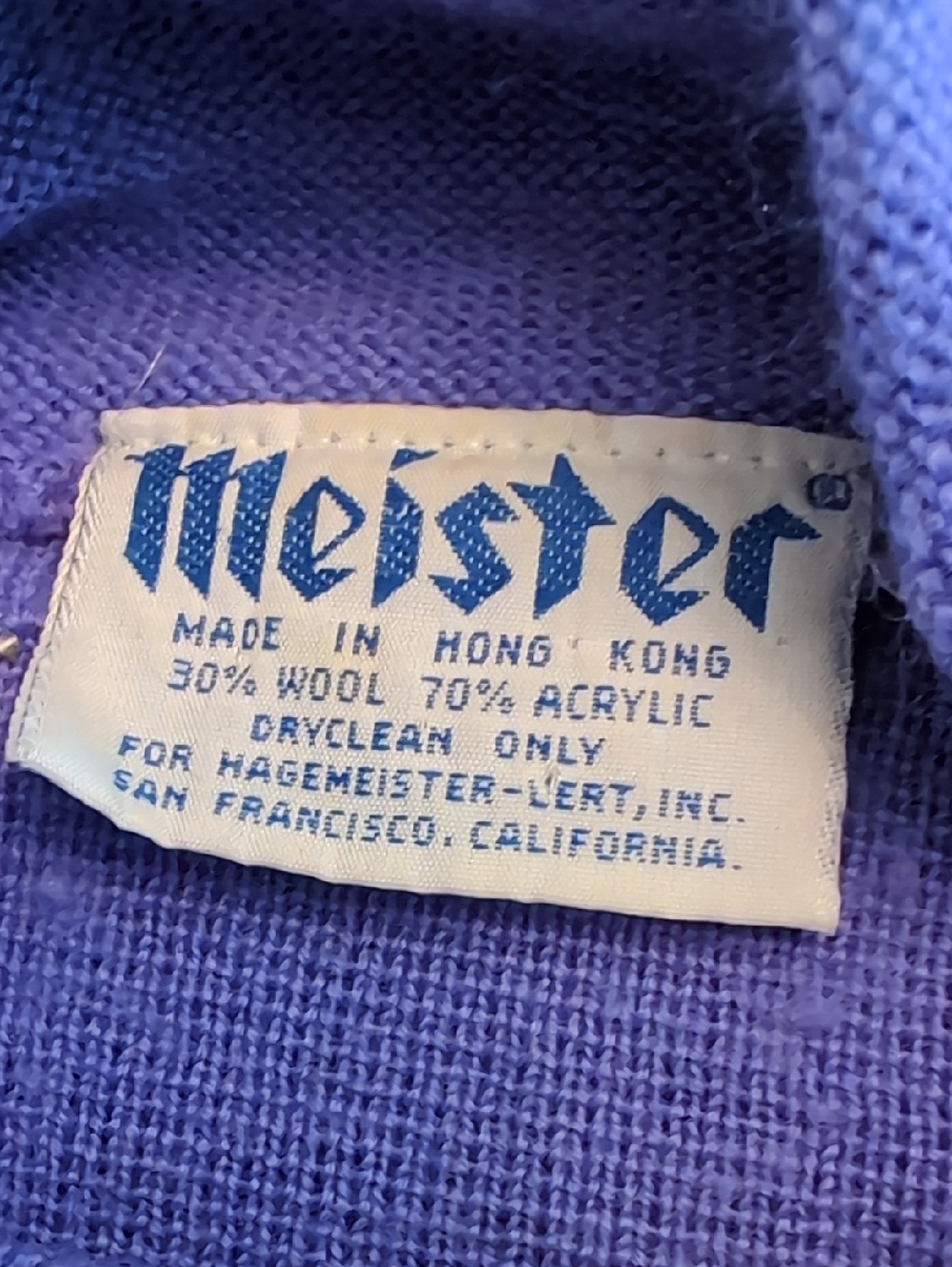 Vintage Meister Sweater Women's Large - Picture 2 of 4